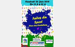 Faîtes du sport 
